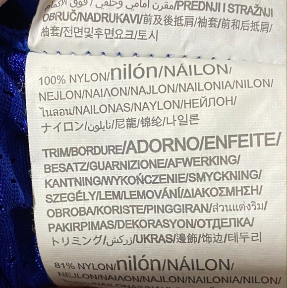 Authentic Under Armour GVK Football Jersey Shirt Size YMD Blue - Picture 6 of 6